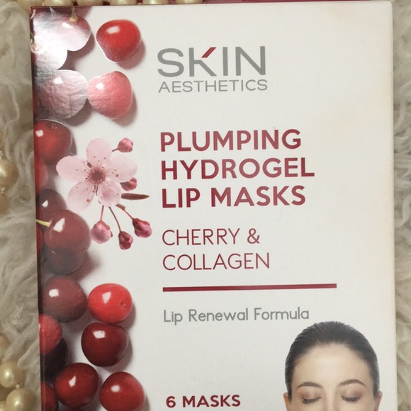 F R E E • NWT • Vegan Plumping Hydrogel Collagen Lip Renewal SET 6 Masks - Picture 2 of 10